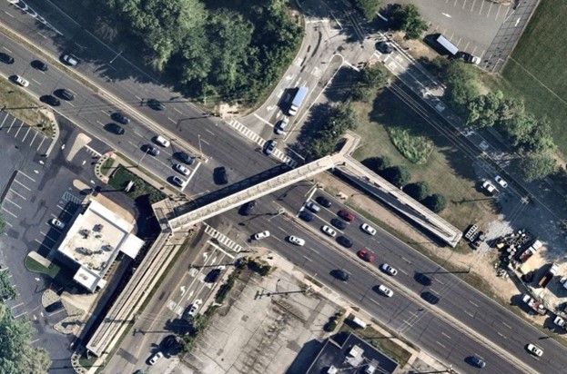 Route 46 Pedestrian Overpass 1